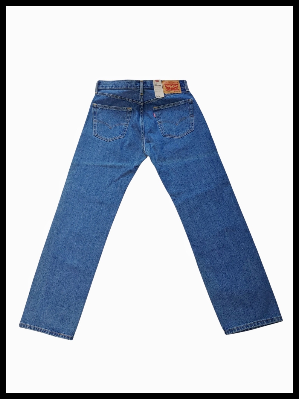 Levi's 505 Straight Leg Jeans 34x32 - Picture 2 of 6